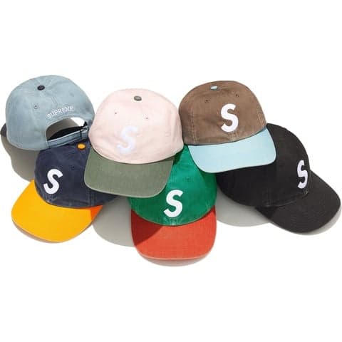 Pigment Coated 2-Tone S Logo 6-Panel