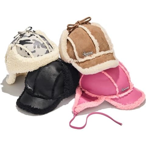 Shearling Lined Earflap Cap