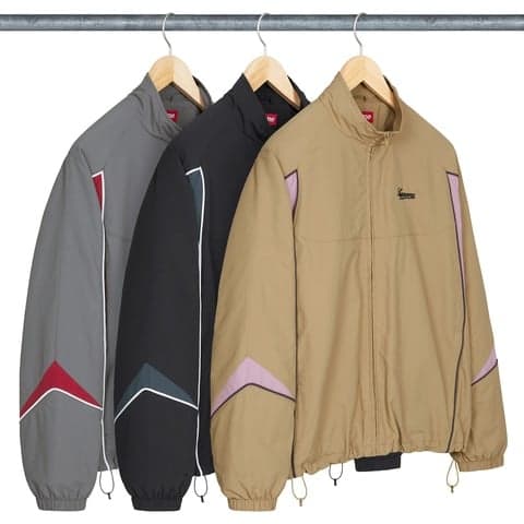 Contrast Piping Track Jacket