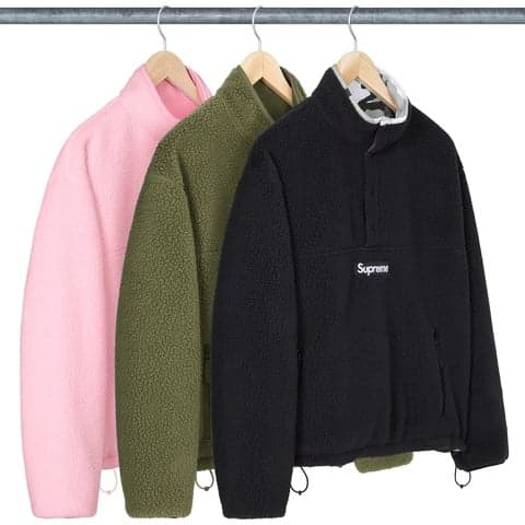 Polartec® Shearling Reversible Pullover