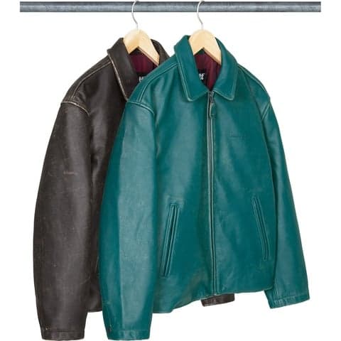 Supreme®/Schott® Leather Racer Jacket