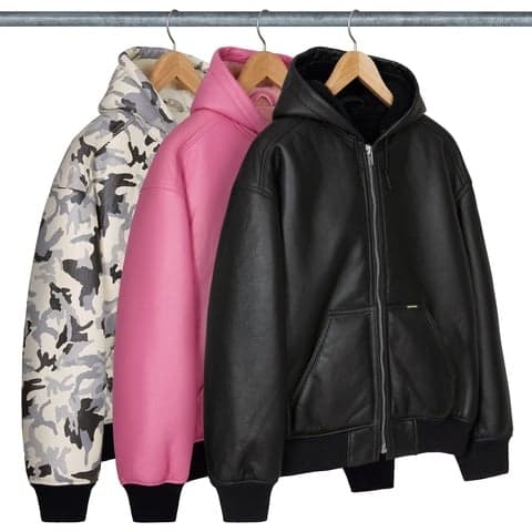 Supreme®/Schott® Shearling Hooded Work Jacket