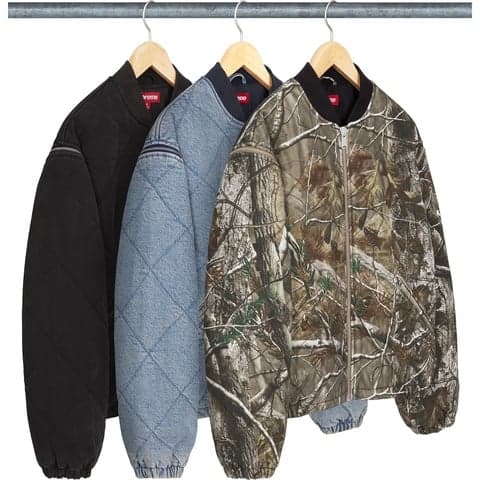 Zip-Off Sleeve Quilted Bomber Jacket