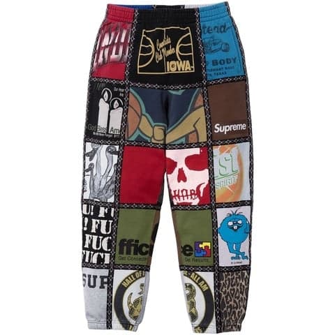 Supreme®/Number (N)ine® Patchwork Sweatpant