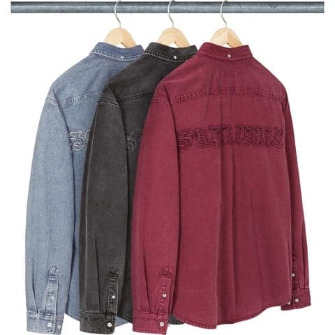 Appliqué Denim Shirt