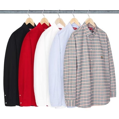 Loose Fit Flannel Oxford Shirt