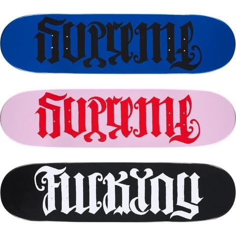 Ambigram Skateboard