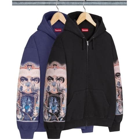 Michael Jackson® Dangerous Zip Up Hooded Sweatshirt
