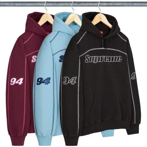 Overlock Hooded Sweatshirt