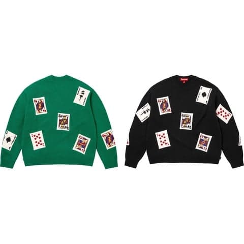 Beaded Cards Sweater
