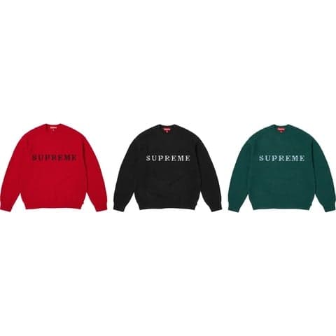 Contrast Logo Sweater