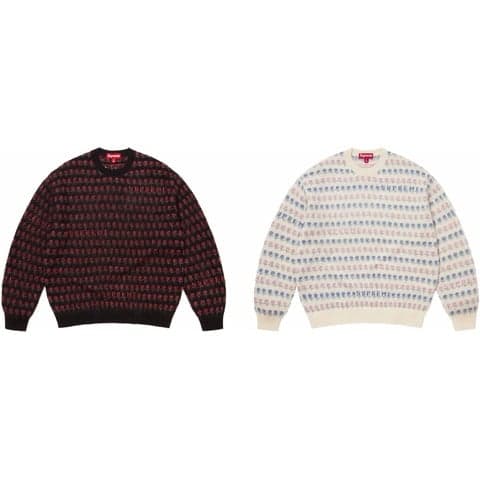 Flowers Metallic Sweater