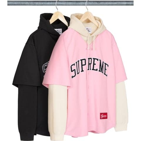 Supreme®/Chicago White Sox™ Hooded Baseball Jersey