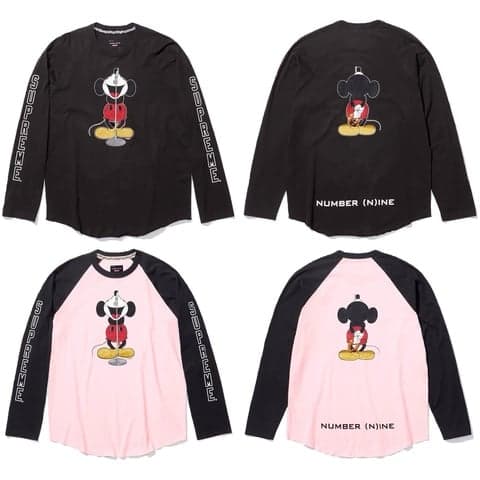 Supreme®/Number (N)ine®/Mickey Mouse Raglan L/S Top