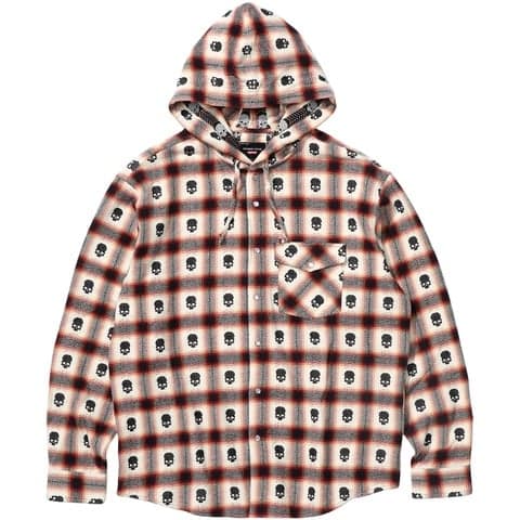 Supreme®/Number (N)ine® Hooded Flannel Shirt