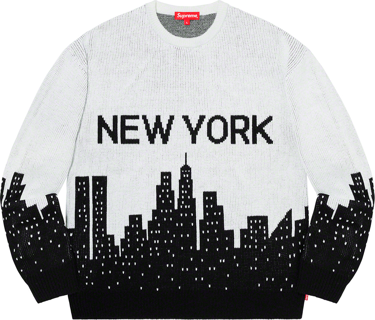 supreme stars zip up sweater polo